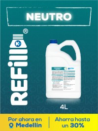 Refill Detergente Neutro 4L
